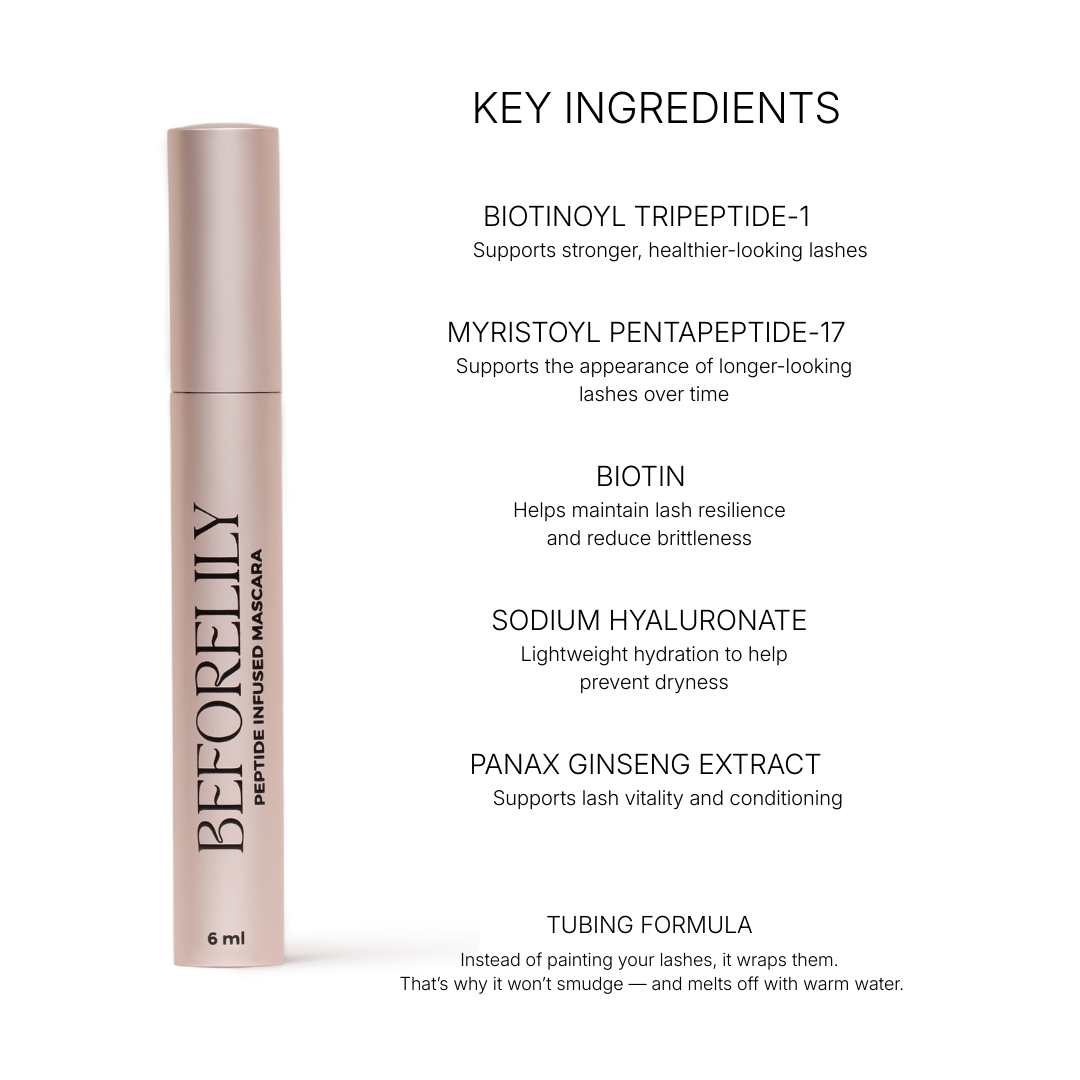 Peptide-infused Mascara